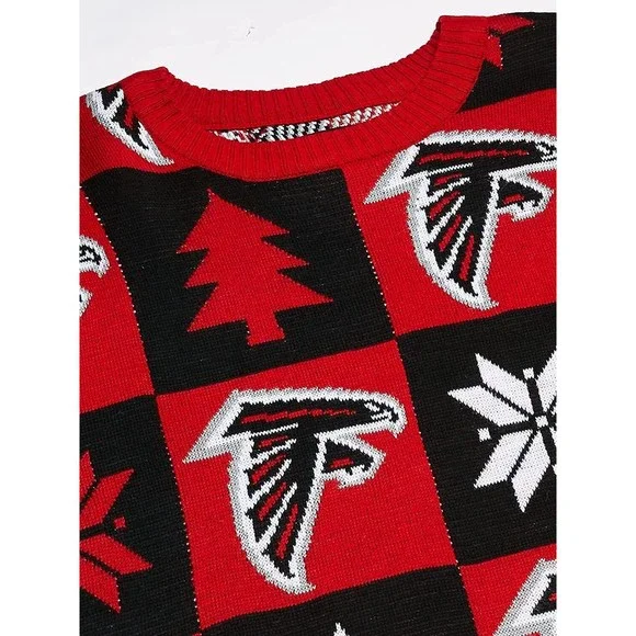 NEW FOCO NFL Men's Atlanta Falcons Ugly Sweater Size Large - Picture 2 of 4
